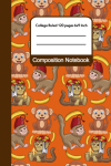 Monkey Composition Notebook, Funny Cute Gift For Monkey L... book cover