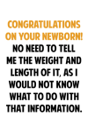 Congratulations On Your Newborn! Funny Notebook Gift For A New Dad Or New Mom, Newborn Baby Gift Fro... book cover