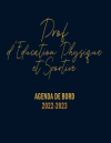 Agenda de Bord Prof d’Education physique et sportive 2022 2023: Carnet de Bord A4 Pour Les Enseignan... book cover