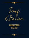 Agenda de Bord Prof d'Italien 2022 2023: Carnet de Bord A... book cover