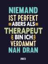Therapeut wochenkalender 2023: Lustigem Spruch geschenkidee für The... book cover