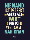 Wirt wochenkalender 2023: Lustigem Spruch geschenkidee für Wirt, Te... book cover