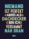 Dachdecker wochenkalender 2023: Lustigem Spruch geschenki... book cover