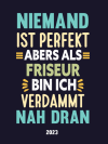 Friseur wochenkalender 2023: Lustigem Spruch geschenkidee für Frise... book cover