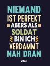 Soldat wochenkalender 2023: Lustigem Spruch geschenkidee für Soldat... book cover