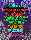 Hysterectomy Surgery Word Search Puzzle Book cover