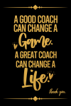 Coaches Appreciation Gift, Thank You Christmas Journal For Your Children's Coach About End of Season... book cover