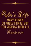 Pastors Wife Appreciation Gift, Thank You Present For Birthday or Pastors Appreciation Month To Show... book cover