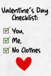 Valentine's Day Checklist, Funny Valentine's Day Gift For Him, Hilarious Naughty Valentine's Gag Pre... book cover